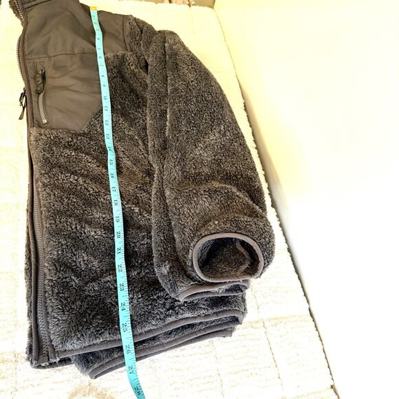 Goodfellow & Co Mens Med Gray Fleece Full Zip Jacket Casual Outdoors Gorpcore - Picture 8 of 10